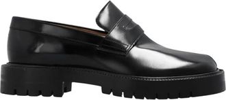 Maison Margiela Tabi mocassins - Dames - Loafers - Zwart - 39 EU - Leer - Schoenen