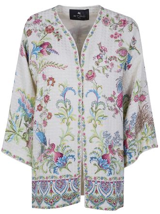 Etro Printed Short Sleeves Blouse