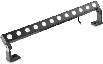 Ideal Lux Thor Luz de Pantalla Exterior Negra IP65 3000K 50cm - Ideal Lux