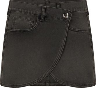 Coperni Denim Mini Rok - Dames - Spijkerrokken - Grijs - 2XS - Denim - Rokken