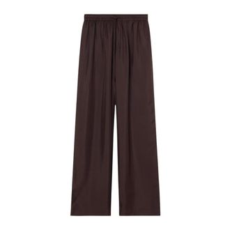 Róhe Broeken, Dames, Bruin, M, Hw 25 Wijde Zijden Broek