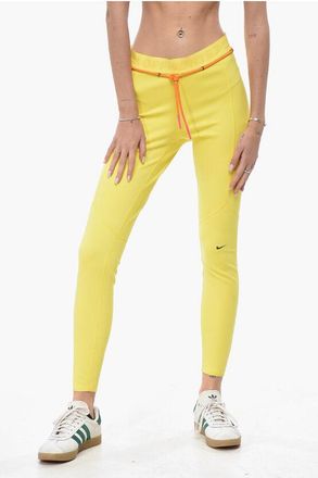 Off-white NIKE Technical Fabric Leggings with Drawstring Waist size S
