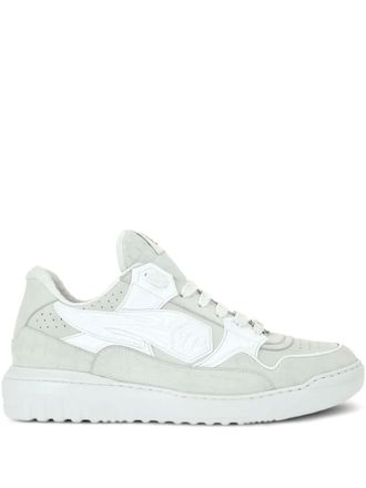 Philipp Plein Blaze low-top sneakers - men - Fabric/Rubber/Calf Leather - 42 - White