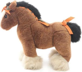 Herm&egrave;s Elmy PM su&egrave;de knuffel - Bruin