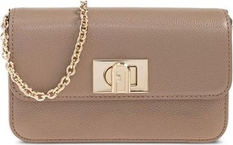 Furla mini 1927 chain-strap cross body bag - Neutrals