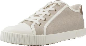 Geox Blomiee - Dames - Sneakers - Beige - 37 EU - Leer - Schoenen