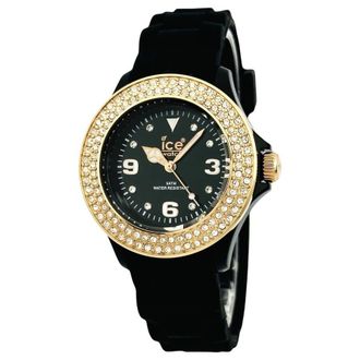 Ice Watch Stone Sili Black Dial Ladies Watch ST.BK.S.S.09