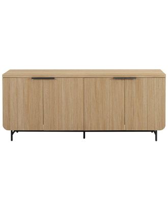 Walker Edison 69In Scandinavian 4-Door Sideboard