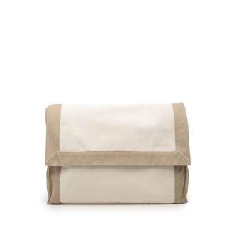 Herm&egrave;s Pre-owned Hermes Bicolor Canvas Tapis de Selle Clutch Ladies SFJ96KJGSVEAE5HV