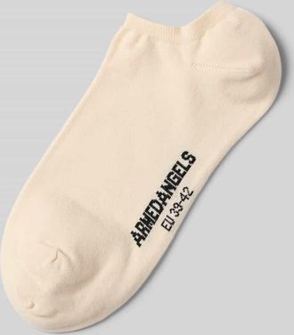 Armedangels Armedangels Sneakersocken mit Label-Detail Modell SAALVO in Offwhite, Gr&ouml;&szlig;e 35-38