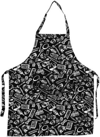 OEM Dailygoods - Delantal Ajustable - Poli&eacute;ster - 2 Bolsillos - 56 Cm De Ancho - 80 Cm De Largo - 5 Estampados - Ligero - Delantal De Cocina