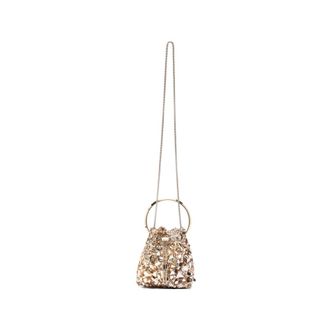 Jimmy Choo London Bon Bon Crystal-embellished Bucket Bag