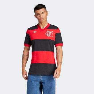 adidas Originals ADIDAS Originals Mens CR Flamengo 81 Home Jersey - Red Cotton - Size X-Large