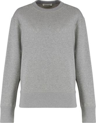 Darkpark Crewneck Sweater Dont Take Me Off Ever - Dames - Cashmere truien - Grijs - S - Katoen - Truien & Vesten