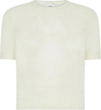 Cruna Nina trui met korte mouwen - Beige