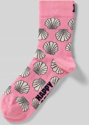 Happy Socks Socken aus Baumwoll-Mix Modell SEA SHELL in Rosa, Gr&ouml;&szlig;e 36-40