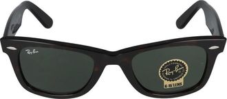 Ray-Ban Sunglasses, unisex, Brown, 50 MM, Classic Sunglasses - Black Frame