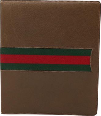 Gucci Couverture Agenda Green Leather Wallet (Pre-Owned)
