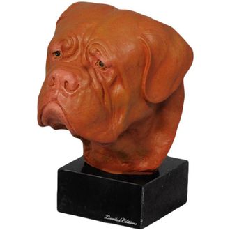 OEM Perro De Burdeos, Dogo De Burdeos, Mast&iacute;n Franc&eacute;s - Estatuilla Pintada, Figura, Realizada Por El Artista, Marca Art-dog