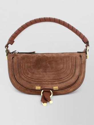 Chlo&eacute; marcie mini leather clutch bag