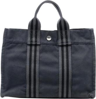Herm&egrave;s Pre-owned Tote Bags, female, Black, Size: ONE SIZE Pre-owned Fourre Tout PM Tote