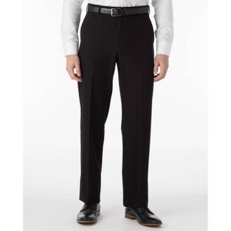 Ballin Comfort Eze Commuter Bi Stretch Gabardine Trouser In Black