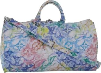 Louis Vuitton Pre-owned Canvas Weekendtas - Dames - Vintage Weekendtas - Veelkleurig - ONE Size - Vintage