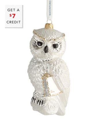 Waterford Holiday Heirlooms Owl Ornament