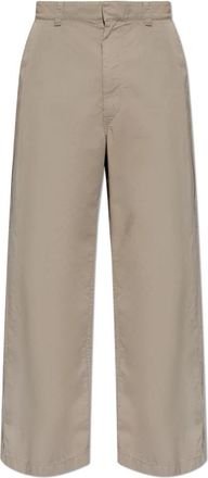 Balenciaga Workwear Broeken - Heren - Wijde Broeken - Bruin - M - Katoen - Broeken