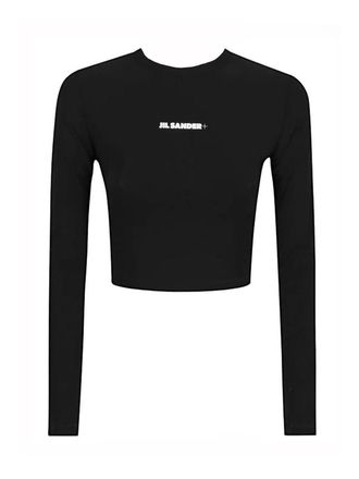 Jil Sander Cropped Top With Logo