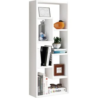ebuy24 Ebuy24 - Scaffale in legno vcm mensola salvaspazio Dimensioni: a. 92 x l. 36 x p. 15 cm Elegante mensola appesa Ripiano portaoggetti Libreria Parete