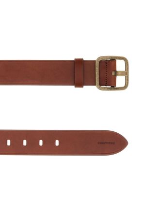 Dsquared2 Womens Caramel Leather Belt 5084 Cinture