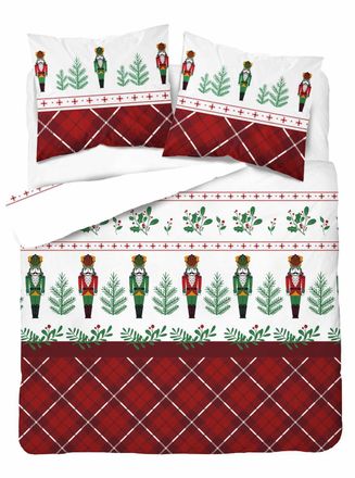 OEM Juego De Cama De Franela 220x200 Navidad Cascanueces
