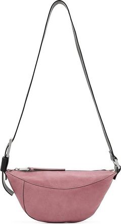 AllSaints Luna Crossbody Cross Body Handbags Raspberry Pink, Leather