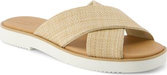 Toms Mae Crossover Slide Sandal in Natural at Nordstrom Rack, Size 6.5