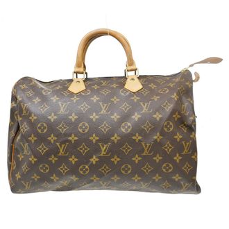 Louis Vuitton Speedy Monogram Canvas Brown Canvas Handbag (Pre-Owned)