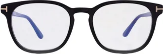 Tom Ford Blue Light Block Square Mens Eyeglasses FT5868-B 001 53