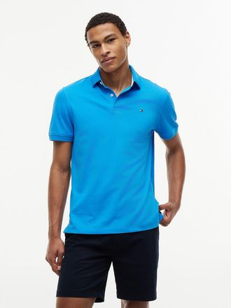 Tommy Hilfiger Mens Regular Fit Stretch Tommy Polo - Blue - XXXL