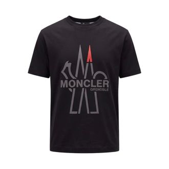 Moncler Camiseta SS - Tops - Hombre - Negro - XL