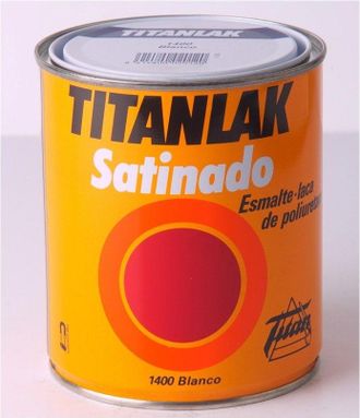 Titan cahersa- Pintura Titanlak Sat. Blanco 4l. Titan