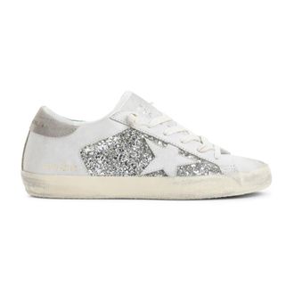 Golden Goose Super-Star Trainers - female - Golden Goose - Sneakers - Gray - 3 UK - Shoes