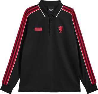 adidas Manchester United SPZL F.C. Polo Shirt Black KV4433