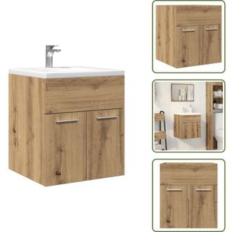 vidaXL Armadio in truciolato - vidaXL Mobile Lavabo Bagno Artigianale 41x38,5x46 cm in Truciolato - Armadio salvaspazio