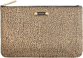 Borbonese B-Club Portatutto - Dames - Clutches - Beige - ONE Size - Tassen