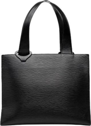Louis Vuitton Pre-owned Gemeaux Tote Bag - Dames - Vintage Shopper - Zwart - ONE Size - Leer - Vintage