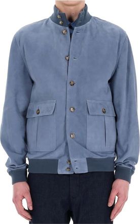 Valstar ino Suede Bomber - Heren - Bomber jackets - Blauw - XL - Su&egrave;de - Jassen
