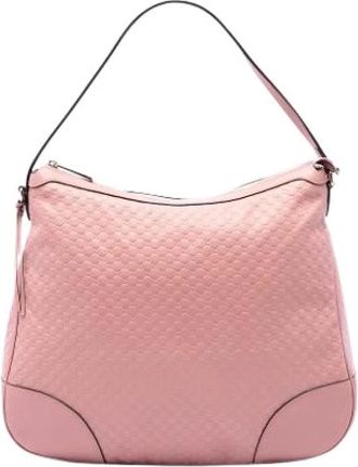 Gucci Pre-owned Bree Schoudertas - Dames - Vintage Schoudertas - Roze - ONE Size - Leer - Vintage