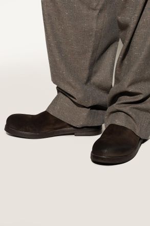 Marsèll Suede Ankle Boots, Mens, Brown