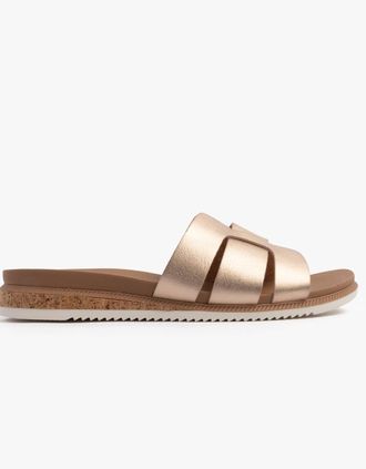Skechers Womens Skechers 114707/RSGD BOBS DESERT KISS LOW - PEAK LOOK Womens Sandals Rose Gold - Size: 4