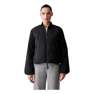 A|X Armani Exchange Jassen, Dames, Zwart, XS, Polyester, Korte Jas